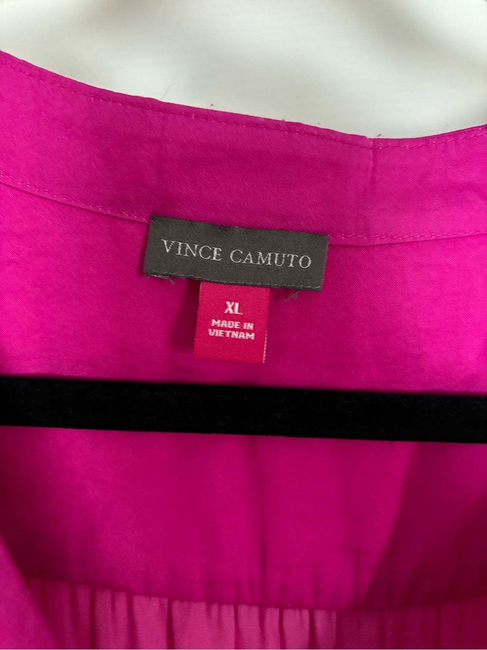 Vince Camuto Bright Magenta Sleeveless Top